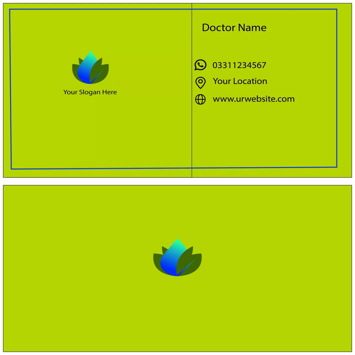 I will design business card for you