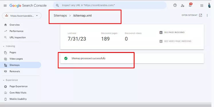 Create an XML sitemap for your website and fix issues