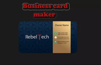 I will design business card for you
