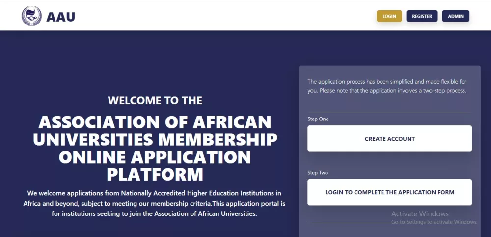 Universities membership registration