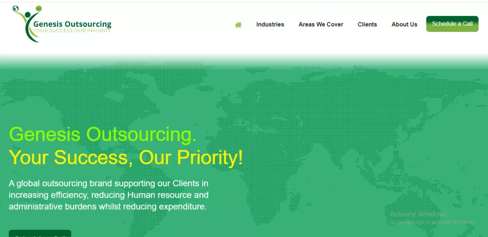 Outsourcing website project